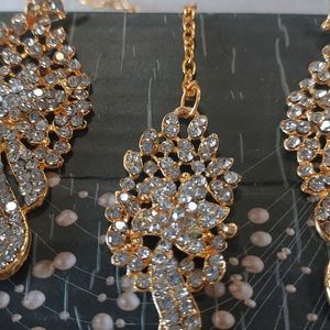 Golden Plated Jwellery Full Neckless Set