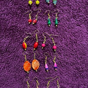 Set Of 12 Earrings