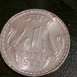 1rs Coin Year 1976