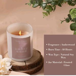 Amberwood Wax Candle