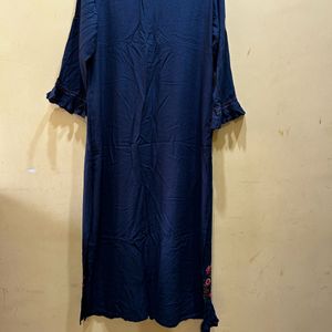 Neerus Blue Kurta Size 3XL