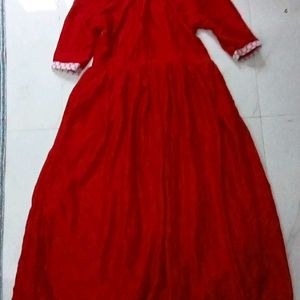 Christmas Red Dress For Girls