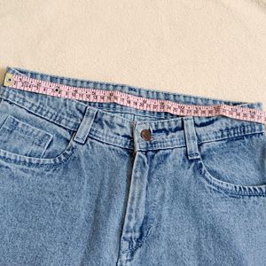 Y2k Blue Straight Fit Jeans