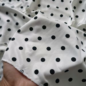 Woman Polka Dotted Dress