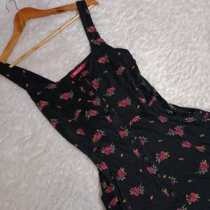 Black Floral Dress