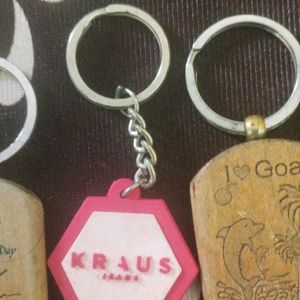 3 Keychains Combo