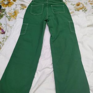 Green Cargo Jeans