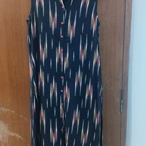 AVAASA Sleeveless Printed Kurti