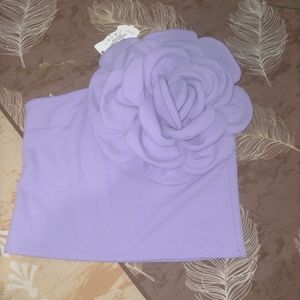 Crop Top ( Lavender)