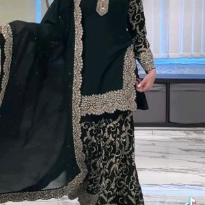 Beautiful Sharara Pakistani set  All Size