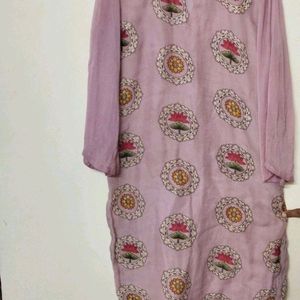 Chiffon Sleeves Kurti