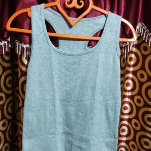 Silver Tank Top For Girls