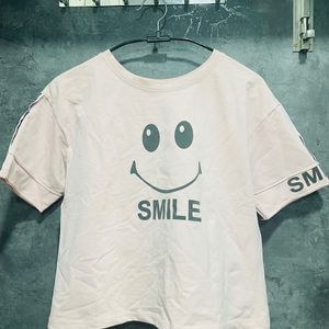 Pink Smiley Top