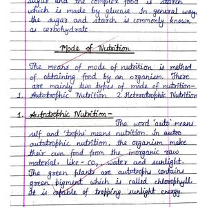 Class10 Biology Notes NCERT CBSE