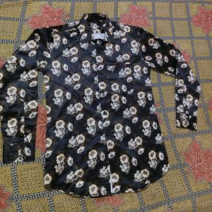 Sharp & Sophisticated Black Floral  Men's Shirt