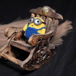 Handmade Crochet Minion Keychain