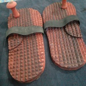 Totally new Unused  Accupressur  Wooden  Slippers