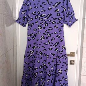 Pluss 3xl Size Frock Dress Lavender