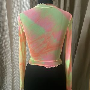 Neon Sheer Top