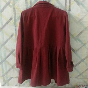 Marron Korean Coat