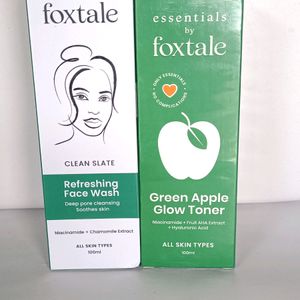 Foxtale Combo Of Face Wash & Toner