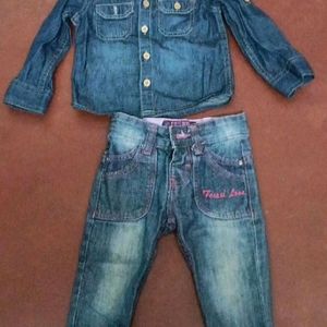 Brand New Denim Jeans Shirt Pant For Boy