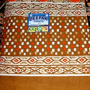 BRAND NEW DOUBLE BEDSHEET WITH 2 PILLOW COVERS 100% COTTON JAIPURI BEDSHEET