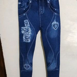 Jeans Printed Jeggings