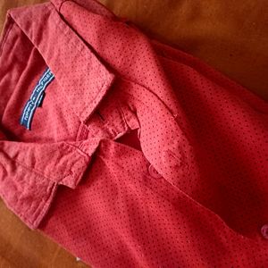 Mens Shirt (Tommy hilfiger) Red Colour