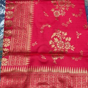 Pure Kanjeeveram Silk Saree🩷🤍