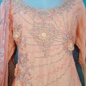 Hawey Embroidered Hand Work Suit Truser