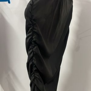 Ruched Long Skirt