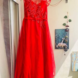 Red Colour Gown For wedding