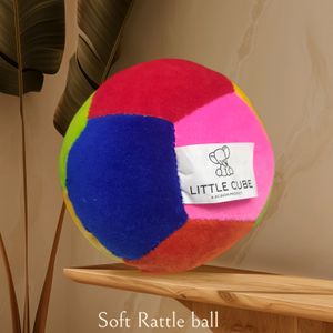 Little Cube Soft Rattle Ball Toy for Toddlers