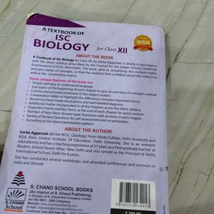 ISC Biology Class 12 S.Chand