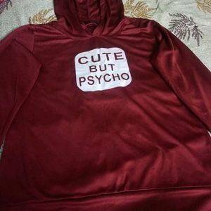 Maroon Hoodie Top (New)