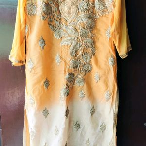 Kurta Set With Churidar Pajama And Dupatta