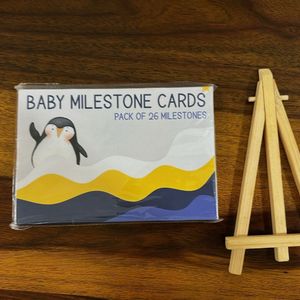 Baby Monthly Milestone Card, Record 0-12 Months.