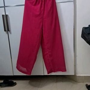 Pink Palazzo Pant