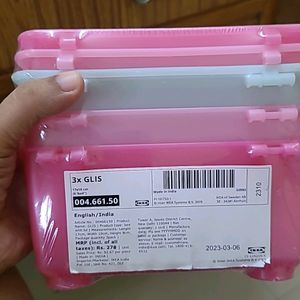 Ikea Storage Box Set Of 3