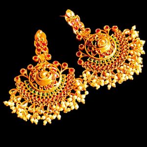 Rathna Temple Earrings