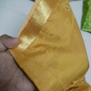 Yellow Party Wear Free Size Blouse