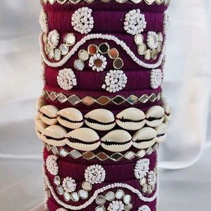 Maroon Shade Bangles ❤️