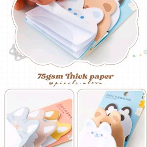 Cute Kawai Animal Theme Sticky Notes