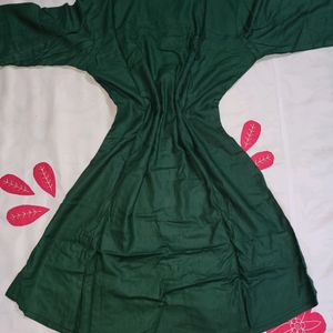 Beautiful Green Shirt Dress