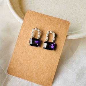 Champagne Pearl With Ad Stone Korean Earrings