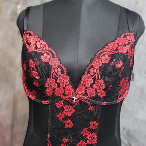 Red & Black Bodysuit