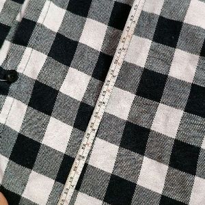 Black And White Check Shirt