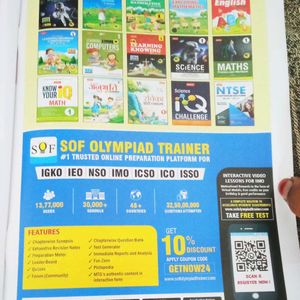 NSO Olympaid Workbook For Class-5