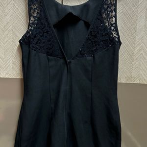 Black One Piece Party Wear Dress